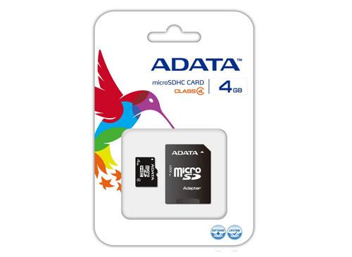 MEMORIA MICRO SDHC 4GB A-DATA 