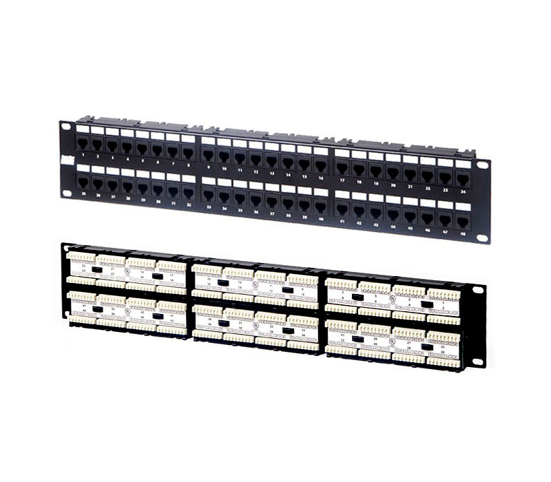 PATCH PANEL CAT 5E 48PUERTOS N