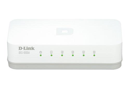SWITCH  5 PUERTOS DES-1005A D-