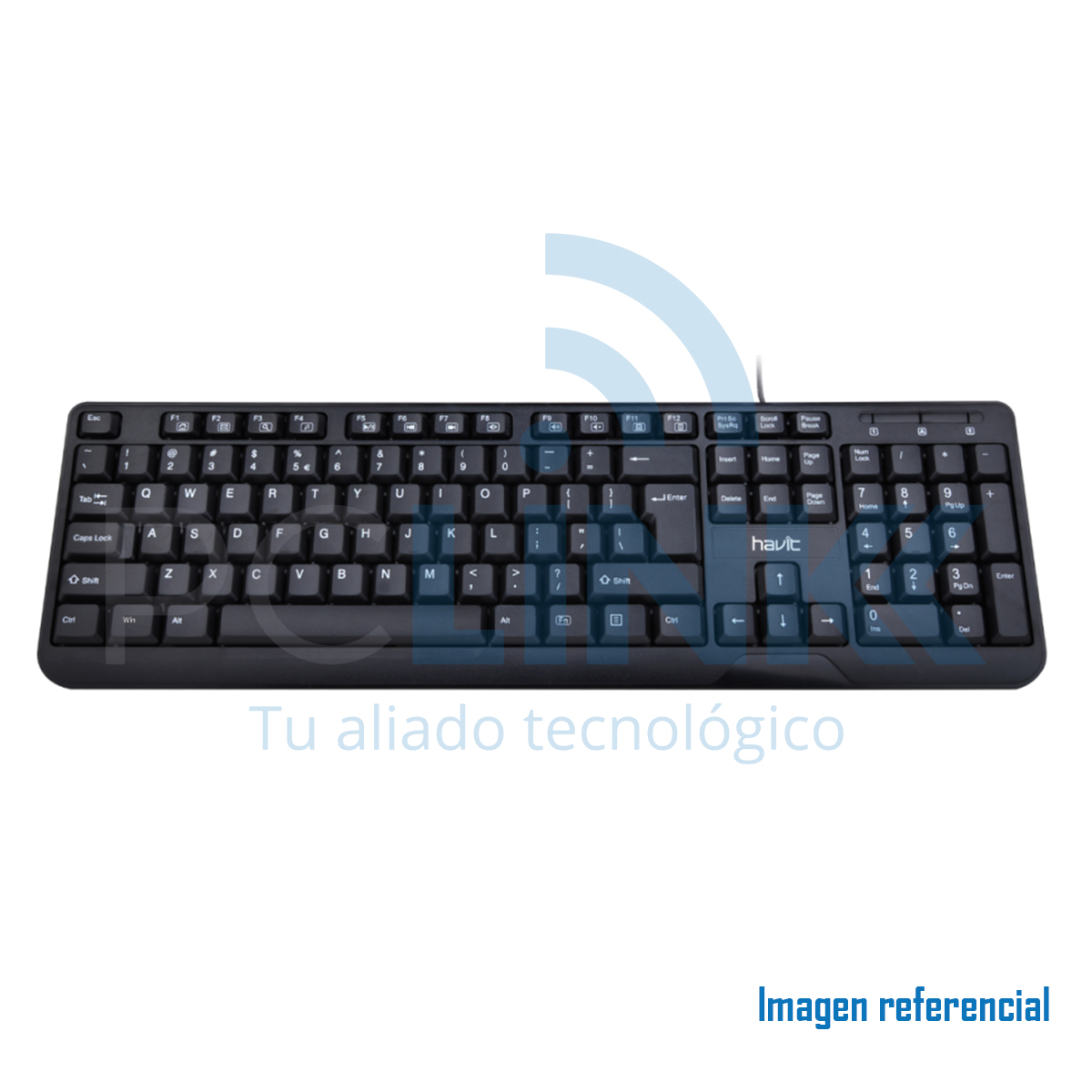 TECLADO BASICO C/ CABLE USB HA