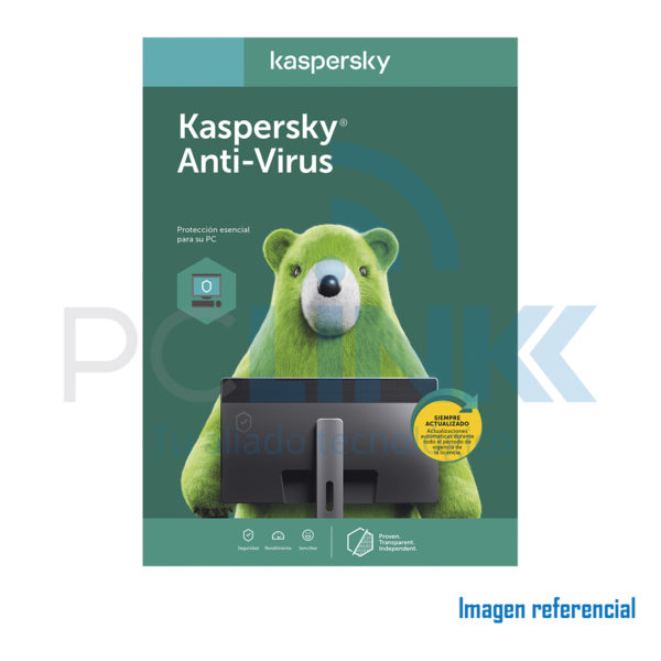 ANTIVIRUS KASPERSKY 1PC - (2x1